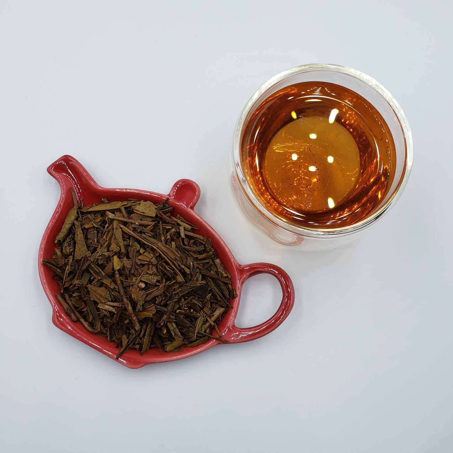 Nateavia Houjicha - Thé vert japonais torréfié doré biologique de qualité supérieure - Faible teneur en caféine - Origine japonaise authentique, de Shizuoka - 80 g