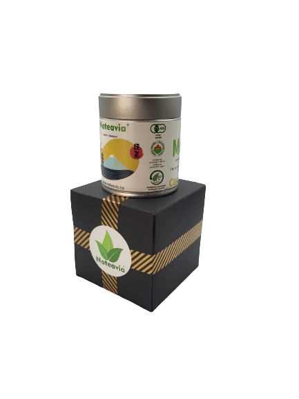 Nateavia Matcha - Té verde japonés Matcha en polvo, orgánico, de grado ceremonial, sin azúcar, de fácil preparación, auténtico té japonés, Uji-Kyoto, 40 g