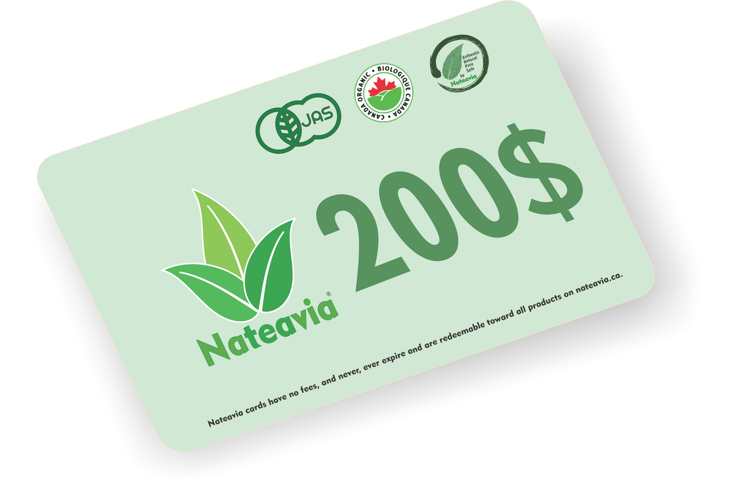 Carte cadeau Nateavia