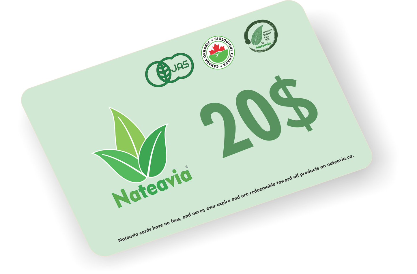 Carte cadeau Nateavia