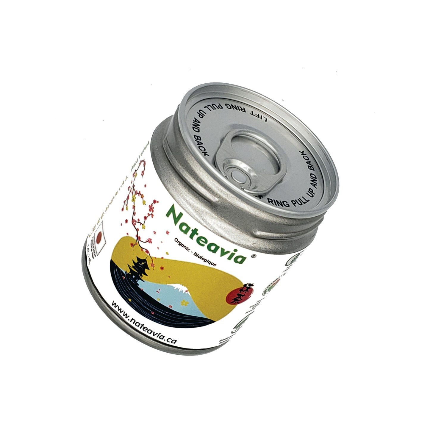 Nateavia Matcha - Té verde japonés Matcha en polvo, orgánico, de grado ceremonial, sin azúcar, de fácil preparación, auténtico té japonés, Uji-Kyoto, 40 g