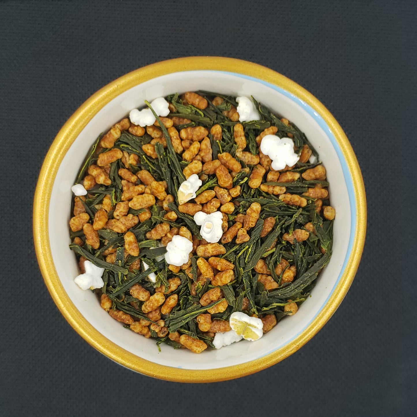Nateavia Genmaicha - Sencha japonais biologique et riz brun grillé - Goût léger - Origine japonaise authentique - 80g