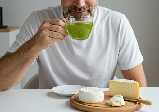 Nateavia Matcha Genmaicha - Hojas finas de sencha japonesas orgánicas, arroz integral tostado y matcha - Sabor cremoso - Auténtico origen japonés - 80 g