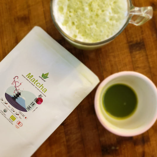 Matcha japonés orgánico en polvo: calidad premium, finamente molido, suave y con un toque umami | Origen Uji Kioto, 50 g – Nateavia