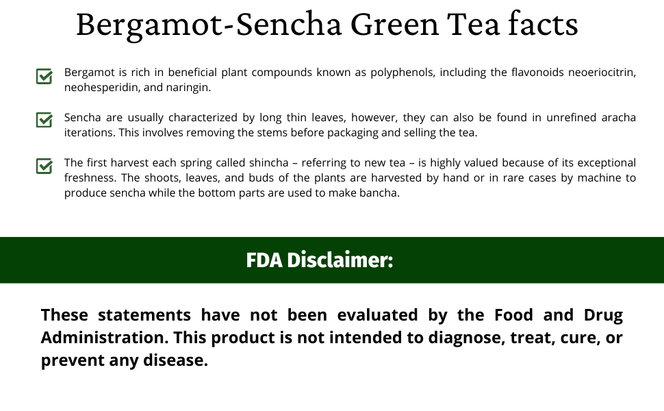 Nateavia Sencha with Bergamot - Organic Japanese Loose Leaf Green Tea with Bergamot - First Flush - Authentic Japanese Origin, from Shizuoka - 50g