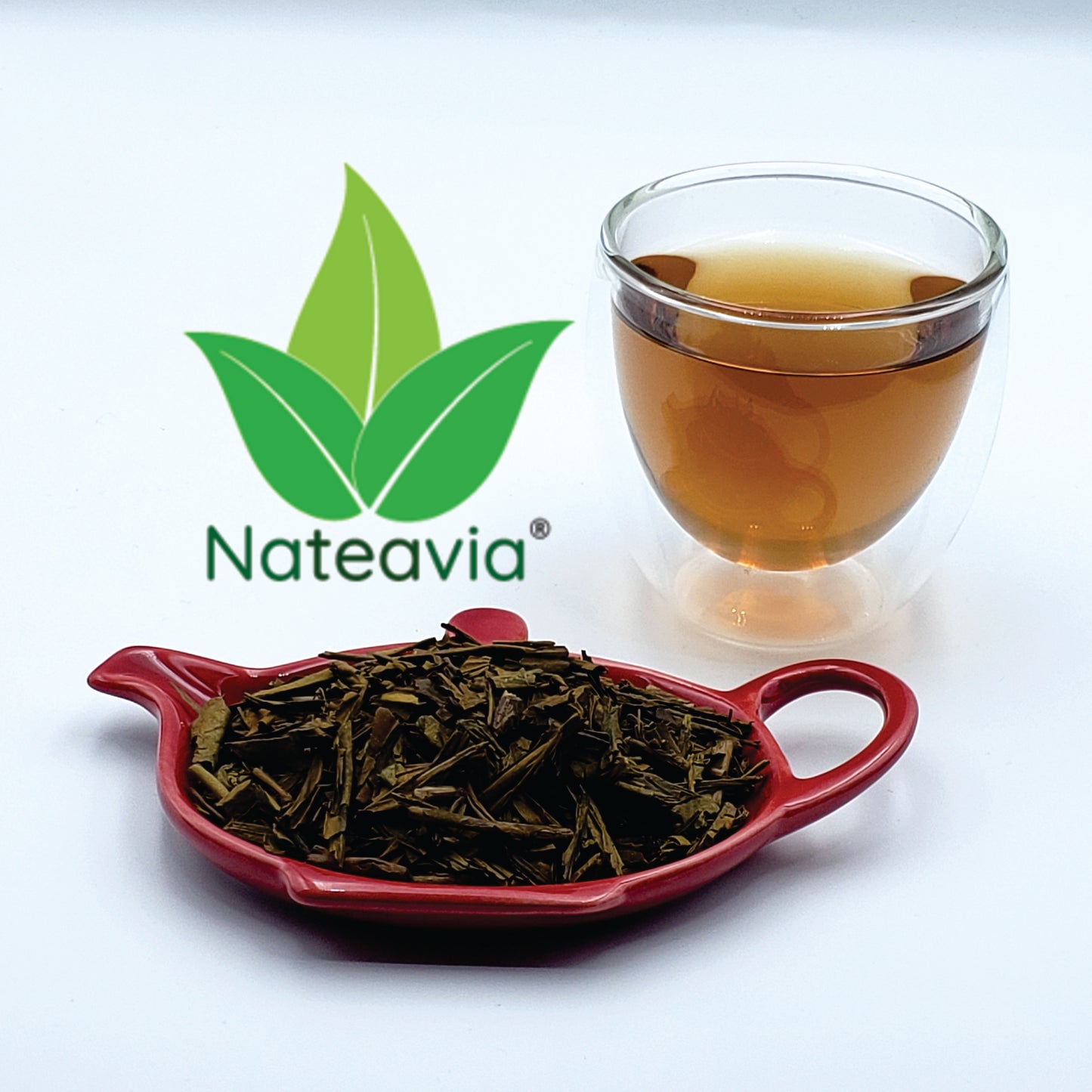 Nateavia Houjicha - Premium Organic Japanese Gold Roast Green Tea - Low-Caffeine - Authentic Japanese Origin, from Shizuoka - 80g