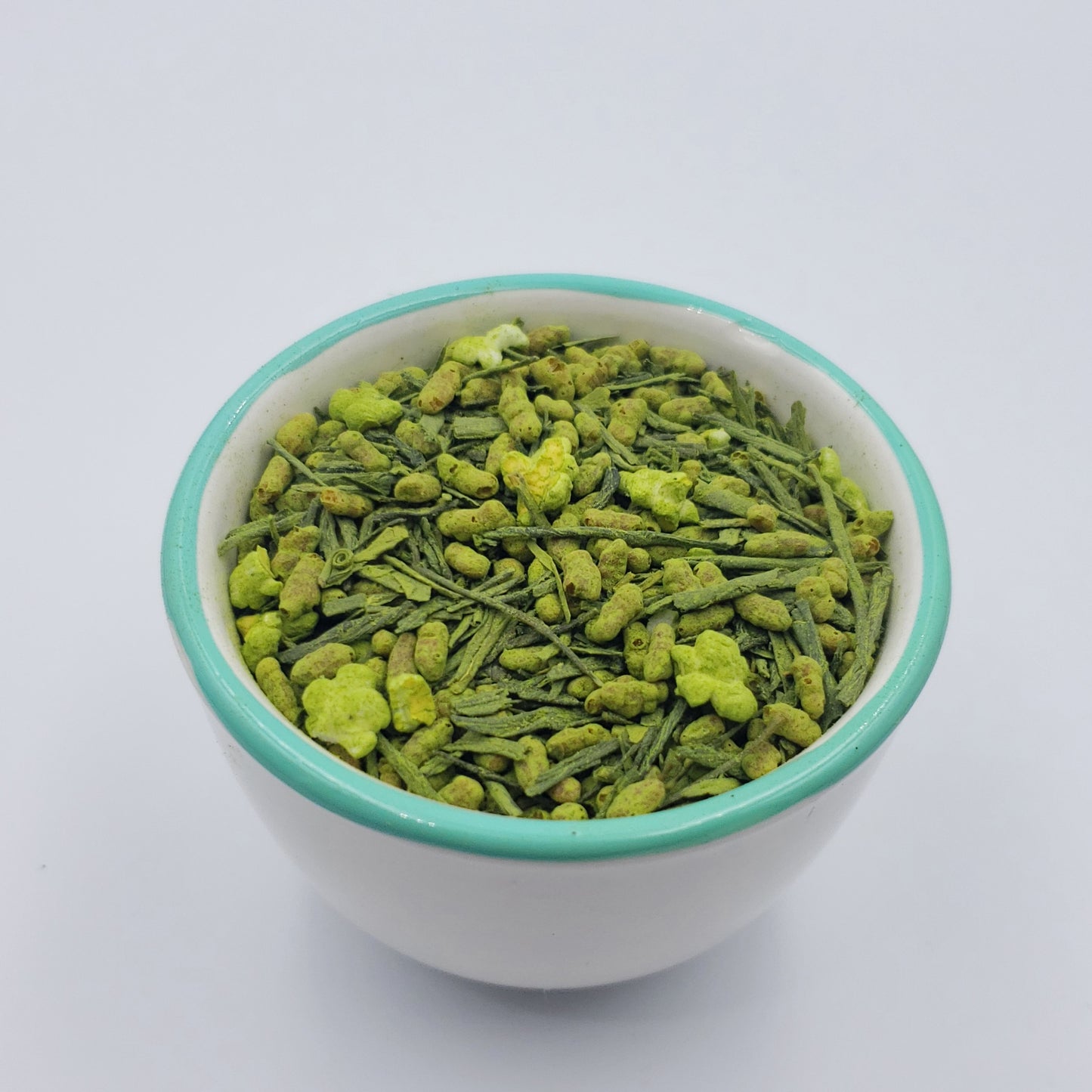 Nateavia Matcha Genmaicha - Organic Japanese fine sencha leaves, toasted brown rice and Matcha - Creamy taste - Authentic Japanese Origin - 80g